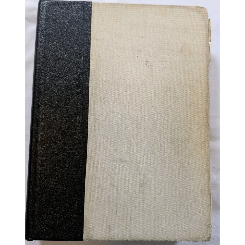 Vtg NIV Pictorial Bible Hardcover 1981 Zondervan New International Version Tabs
